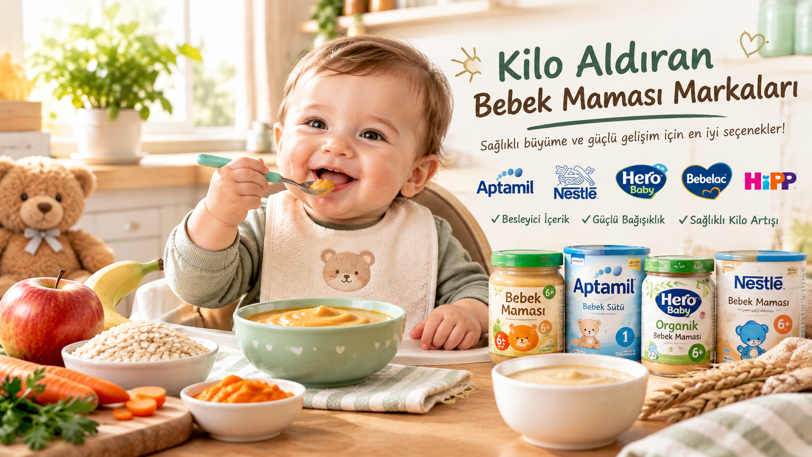 Kilo Aldıran Bebek Maması Markaları
